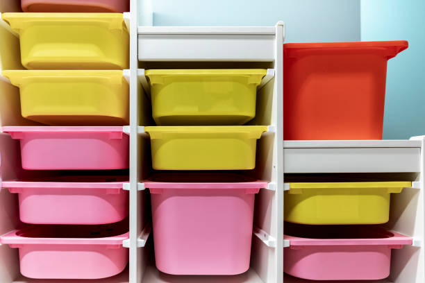 plastic storage bins